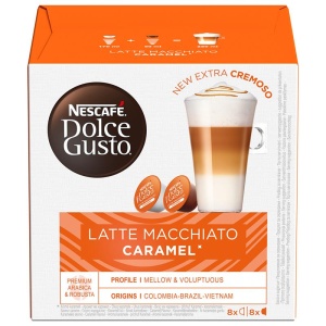 Kohvikapslid DG Caramel Latte Macchiato